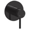 Matte Black Wall Mounted Shower Mixer, Rough-In Valve Included